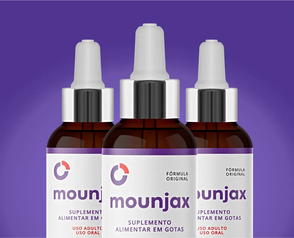 embalagem Mounjax 3 frascos destaque para marca